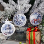 Творческий набор для создания 3-х елочных украшений