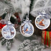 Творческий набор для создания 3-х елочных украшений