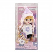 Кукла шарнирная для девочек Funny EBO DH2368B(Violet) 15 см