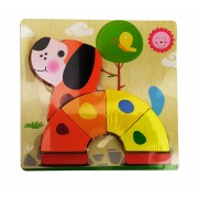 Деревянная игрушка Пазлы Toys MD 0904 (Собака)