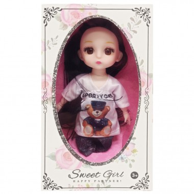 Детская кукла Fashion Sweet Girl 3396-144 Черный