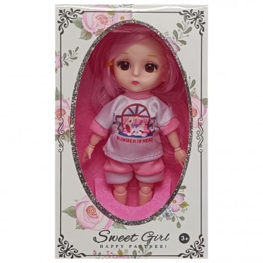 Детская кукла Fashion Sweet Girl 3396-144 Розовый