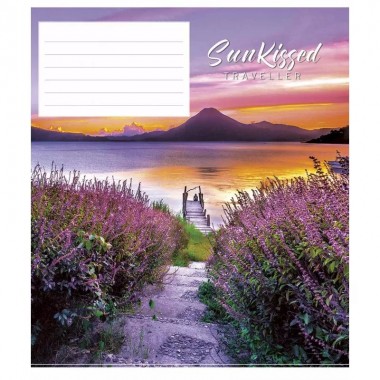Тетрадь ученическая Sun kissed 024-3232K-1 в клетку на 24 листа