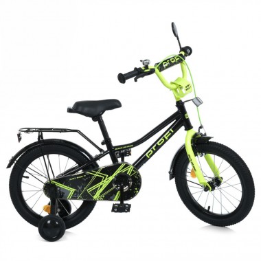 Велосипед детский MB 18015-1 колеса 18 дюймов, черно-зеленый