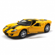 Дитяча модель машинки Ford GT 2006 Kinsmart KT5092W інерційна, 1:36  Yellow