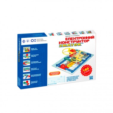 Електронний конструктор Знаток ZNATOK REW-K003, 180 схем