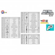 Детский Конструктор металлический