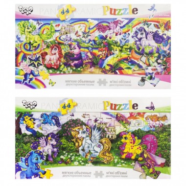 Дитячі м'які пазли P44-03-01-06 на 44 деталі Поні Дитячі м'які пазли P44-03-01-06 на 44 деталі Поні