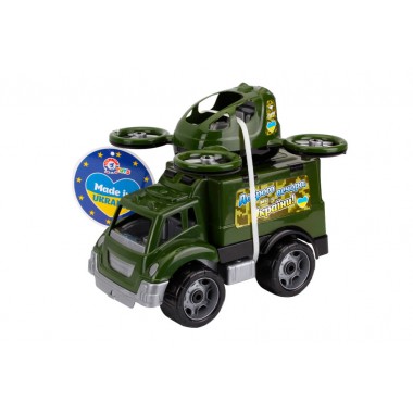 Детская игрушка Военный транспорт ТехноК 7792 машинка с квадрокоптером