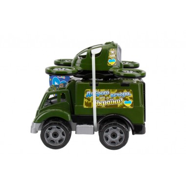 Детская игрушка Военный транспорт ТехноК 7792 машинка с квадрокоптером