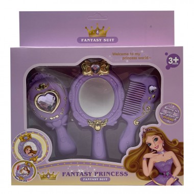 Аксессуары для девочек Fantasy Princess C8824 зеркало, прическа Фиолетовый
