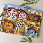 Дерев'яний пазл-вкладиш