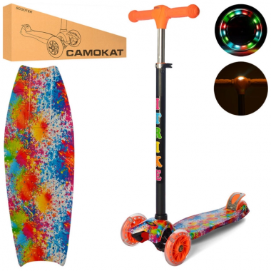Самокат дитячий MAXI iTrike JR 3-055-L-WP7 триколісний