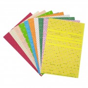 Набор фоамирана 859562 А4, 1,0 мм, 10 листов, с дырочками разных фигур