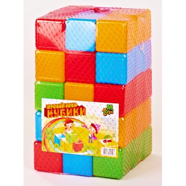 Кубики цветные MToys 45 шт. 09065