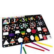 Навчальний килимок Азбука-цифри 129053 для дівчаток А3