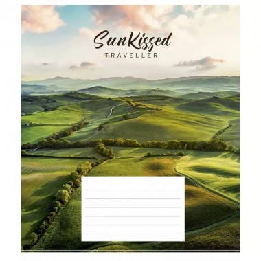 Тетрадь ученическая Sun kissed 024-3232K-3 в клетку на 24 листа
