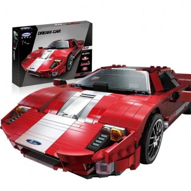 Конструктор XINGBAO XB-03011 MOC Ford GT Красный Фантом, 919 элемента