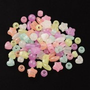 Декоративні намистинки для творчості Флуоресцентні Dom Busin УТ100031615 в упаковці 130 шт