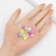 Декоративні намистинки для творчості Флуоресцентні Dom Busin УТ100031615 в упаковці 130 шт