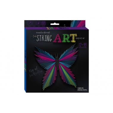 Набор креативного творчества "The STRING ART" STRA-01 на рус. языке (Бабочка)