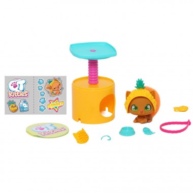 Детский игровой набор "Котенок Джинджер" QT Kitties 450001-5 фигурка, домик, аксессуары