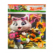 Мягкие квадратные пазлы 44 Cats Vladi Toys На репетиции (укр) VT1111-06