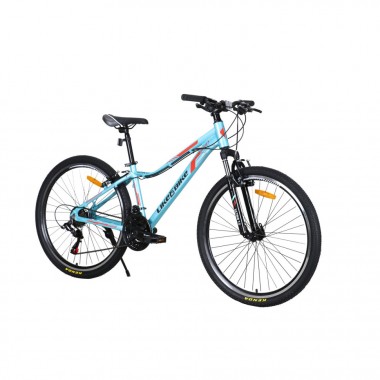 Велосипед взрослый 2-х колёсный 26" A212608 LIKE2BIKE Ultra 1.0, бирюзовый