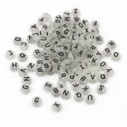 Декоративные бусинки для творчества Буквы Dom Busin УТ100024898 в упаковке 170 шт