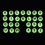 Декоративные бусинки для творчества Буквы Dom Busin УТ100024898 в упаковке 170 шт