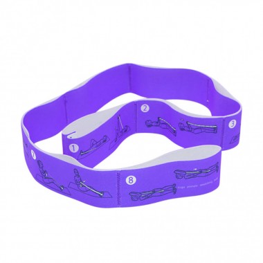 Эспандер (эластичная лента) для растяжки BT-SG-0001 95*4 см (Фиолетовый)