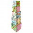 Деревянные кубики-пирамидка Животные Ubumblebees (ПСД013) PSD013, 5 кубиков
