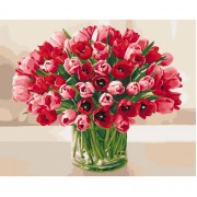 Картина по номерам Идейка Жгучие тюльпаны KHO3058