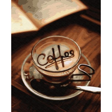 Картина по номерам Brushme Кофе в чашке GX29736