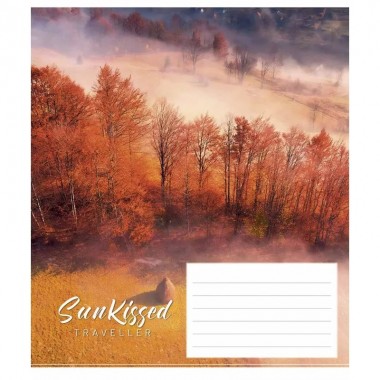 Тетрадь ученическая Sun kissed 024-3232K-5 в клетку на 24 листа