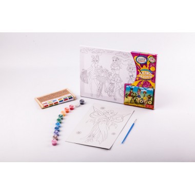 Набор креативного творчества Danko Toys Раскраска на холсте 21*31 РХ-04