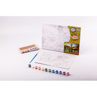 Набор креативного творчества Danko Toys Раскраска на холсте 21*31 РХ-04