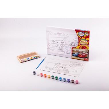 Набор креативного творчества Danko Toys Раскраска на холсте 21*31 РХ-04