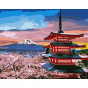 Картина по номерам Любимая Япония Идейка KHO2856 40х50 см