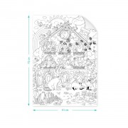 Дитячий постер-розмальовка