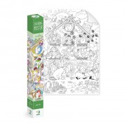 Дитячий постер-розмальовка