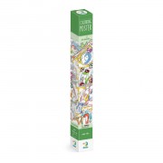 Дитячий постер-розмальовка