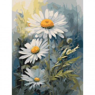 Картина по номерам Белые ромашки 13101-AC 40х50 см Картина по номерам Белые ромашки 13101-AC 40х50 см