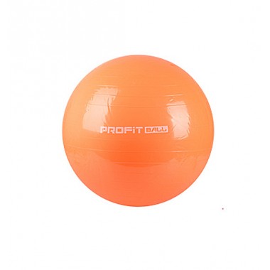 Мяч для фитнеса оранжевый 65см MS 0382O