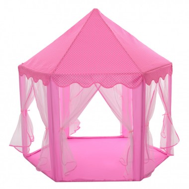 Детская палатка Пирамида Bambi M 6113 140х140х135 см (Розовый)