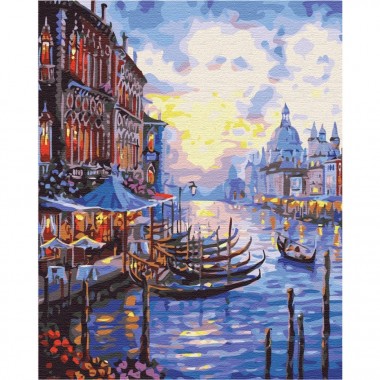 Картина за номерами "Прекрасна Венеція" BS7191  Brushme 40х50 см