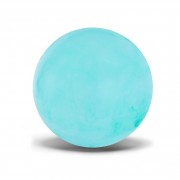 Детский резиновый мяч PB25119(Turquoise) бирюзовый, 22 см, 70 грамм