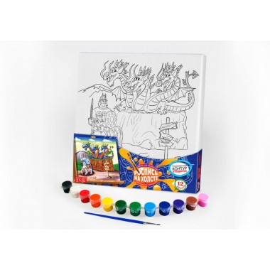 Набор креативного творчества Danko Toys Роспись на холсте 31*31 см РХ-02