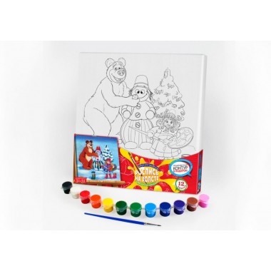 Набор креативного творчества Danko Toys Роспись на холсте 31*31 см РХ-02