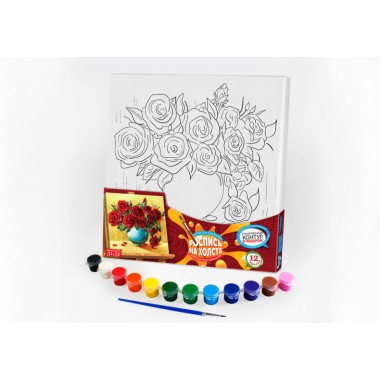 Набор креативного творчества Danko Toys Роспись на холсте 31*31 см РХ-02